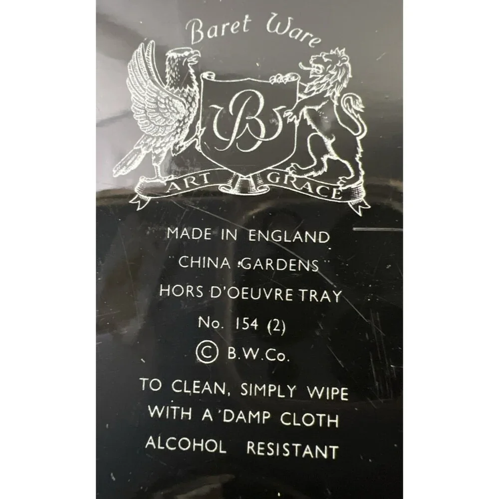 Vtg Baret Ware Serving Trays 